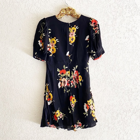 NWT Free People Garden Floral Mini Dress - Picture 4 of 6